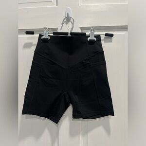 HALARA NWOT UltraSculpt SoCinched Butt Lift Tummy Control Black Bike Short SZ XS